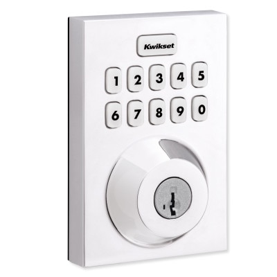 Kwikset Home Connect 620 Smart Lock, Z-Wave 700 Long Range, Contemporary with Deadbolt, Polished Chrome